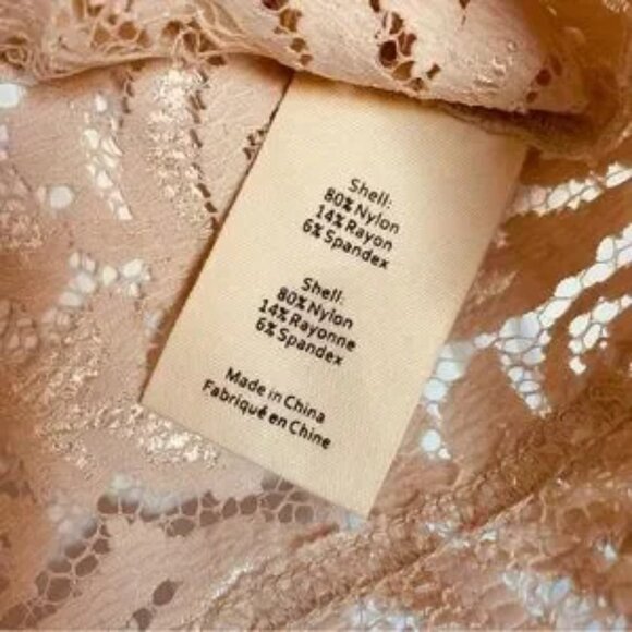 NWT L'AGENCE Pastel Pink See-Through Lace Blouse - Revolve Brand | Retails $345 - Picture 6 of 7